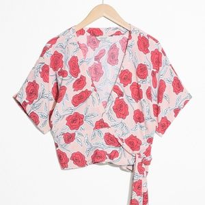 & Other Stories Wrap Top
